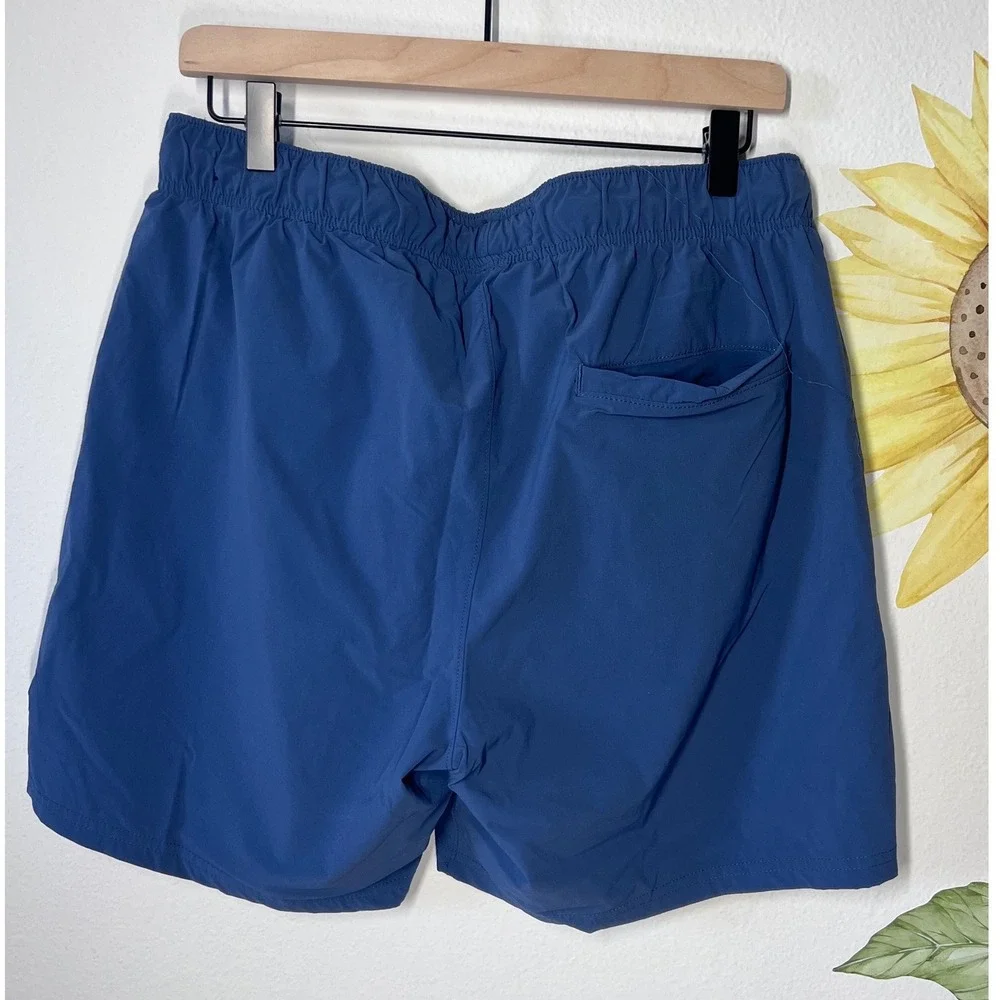Abercrombie & Fitch Mens Blue Active‎ Mesh Lined Shorts Size Large